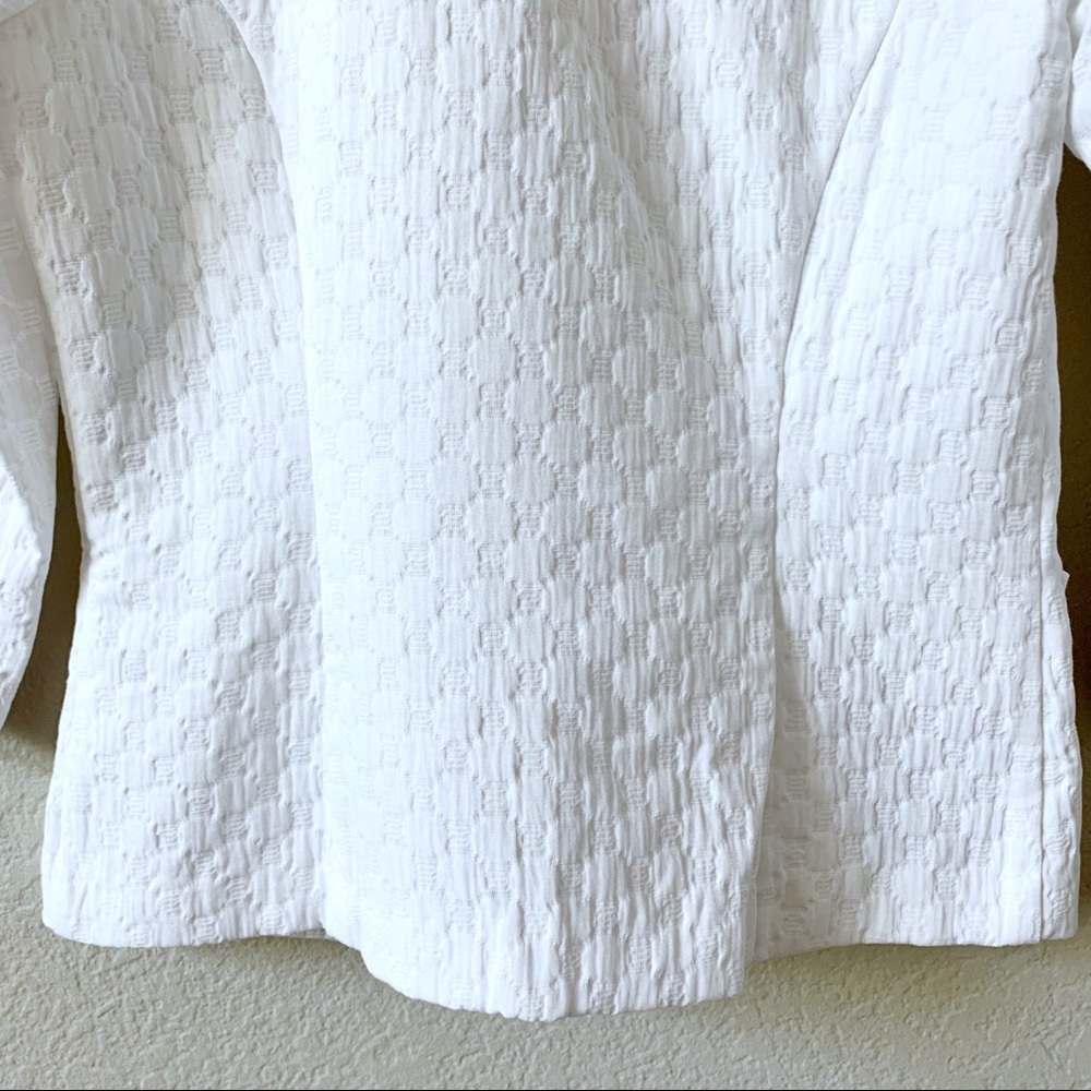 NWT CABI 212 White Club Blazer Jacket Textured XS - Picture 10 of 13